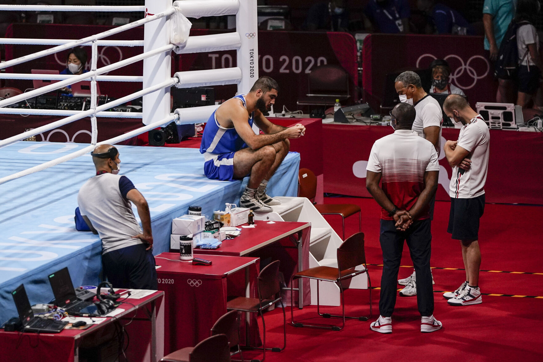 APTOPIX Tokyo Olympics Boxing